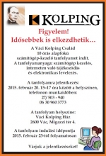 Kolping.jpg - A VÁCI KOLPING CSALÁD 10 ÓRÁS ALAPFOKÚ SZÁMÍTÓGÉP-KEZELŐ TANFOLYAMOT INDÍT.