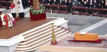 benedek ferenc beszéde.JPG - XVI. BENEDEK PÁPA TEMETÉSÉN