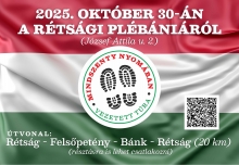 Plakát - MINDSZENTY JÓZSEF NYOMÁBAN - VEZETETT TÚRA