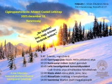 Plakát - CIGÁNYPASZTORÁCIÓS ADVENTI CSALÁDI LELKINAP