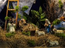 Betlehem részlet - CIBAKHÁZÁN ELKÉSZÜLT EURÓPA EGYIK LEGNAGYOBB BELTÉRI BETLEHEME